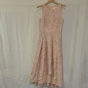 Shoshanna High-Low Party Dress – Size 6 – Pink Floral Elegance